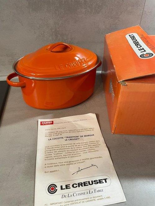 Le Creuset - Braadpan - Zeer geëmailleerd, Antiek en Kunst, Antiek | Keukengerei