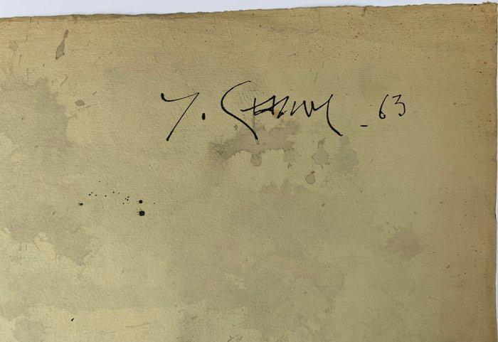 Yves Ganne (1931-2019) - Bateaux en Bretagne (sans prix de, Antiek en Kunst, Kunst | Schilderijen | Klassiek