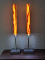 Bram Art & Design - van den Brink - Lamp (2) - Hout - Light, Antiek en Kunst