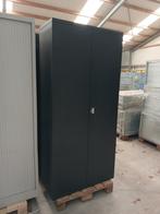 Zwarte archiefkast met 4 legborden 92x42x195 cm zonder, Ophalen of Verzenden, Nieuw in verpakking