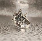 Ring met amulet - Indonesië Zilveren Ganesha Ring - Bali, Antiek en Kunst
