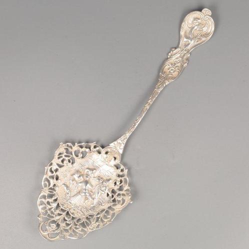 Vos & Schoorl (Haarlem, 1917) Petitfourschep - Taartschep -, Antiek en Kunst, Antiek | Zilver en Goud