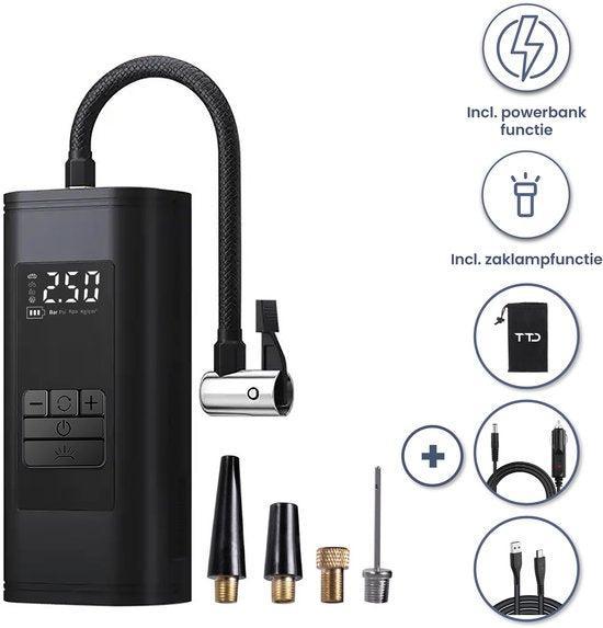 2eChoix | TTD® Pompe à vélo électrique portable et pompe à, Telecommunicatie, Powerbanks, Ophalen of Verzenden