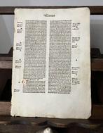 Nicolaus De Lyra Niccolò Di Lira - Incunabolo Bibbia Latina
