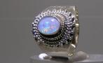 Opaal Ring - Hoogte: 24 mm - Breedte: 20 mm- 3.68 g - (1), Verzamelen