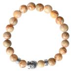 Fako Bijoux® - Buddha Armband - Deluxe - Zalmroze, Handtassen en Accessoires, Armbanden, Verzenden, Nieuw