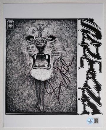Santana, Woodstock 69 - Gregg Rolie - Handtekening, foto beschikbaar voor biedingen