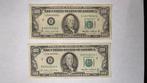 Verenigde Staten. - 2 x 100 Dollars 1985  (Zonder, Postzegels en Munten