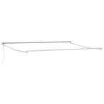 Markies Wit 5x3m | Tweede Kansje | UV-Bescherming, Tuin en Terras, Verzenden, 450 cm of meer, Nieuw, Knikarmscherm