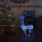 vidaXL Kerstversiering rendier 140 LEDs 120 cm acryl blauw, Diversen, Verzenden, Nieuw