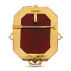 Broche - 18 carats Or jaune, Broche en or jaune 18 carats,, Handtassen en Accessoires, Antieke sieraden