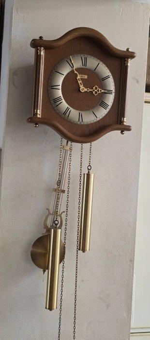 Klok - Hermle - Hout - 1930-1940, Antiek en Kunst, Curiosa en Brocante