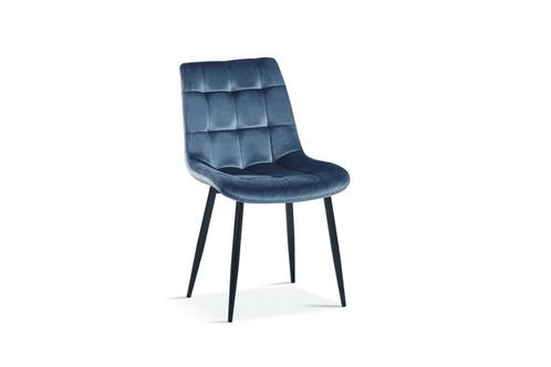 Stoel Juta Fluweel Donkergrijs, Huis en Inrichting, Stoelen, Grijs, Nieuw, Stof, Ophalen of Verzenden
