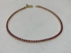 Zonder minimumprijs - Tennis armband - 18 karaat Geel goud -, Handtassen en Accessoires, Antieke sieraden