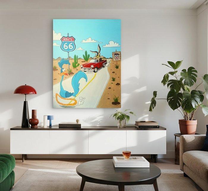 Magorzata Tomaszewska - Route 66, Antiquités & Art, Art | Peinture | Moderne