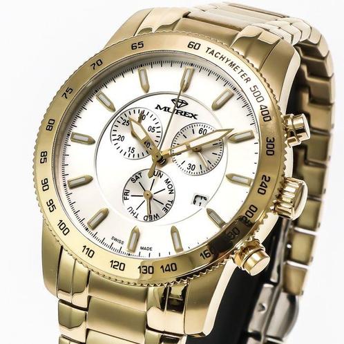Murex - Swiss Chronograph - MUC591-GG-1 - Zonder, Handtassen en Accessoires, Horloges | Heren