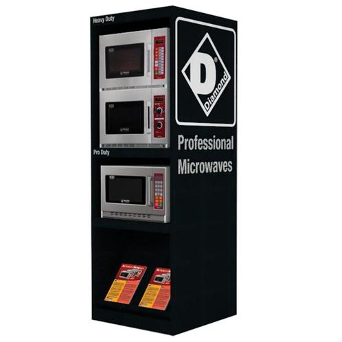 Presentatiemeubel 3 microgolfovens - ZWART, Articles professionnels, Horeca | Équipement de cuisine, Envoi