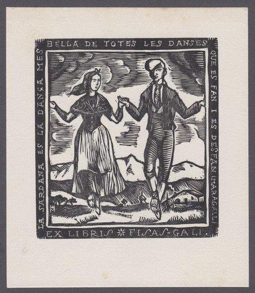 43 Ex-Libris van Spaanse graveurs - Ex-libris, Antiek en Kunst, Antiek | Boeken en Manuscripten