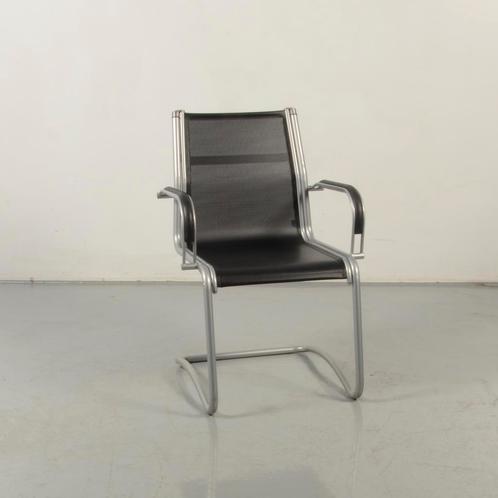 Vergaderstoel Sitland Hera - Zwart - Mesh bekleding, Huis en Inrichting, Stoelen, Gebruikt, Ophalen of Verzenden