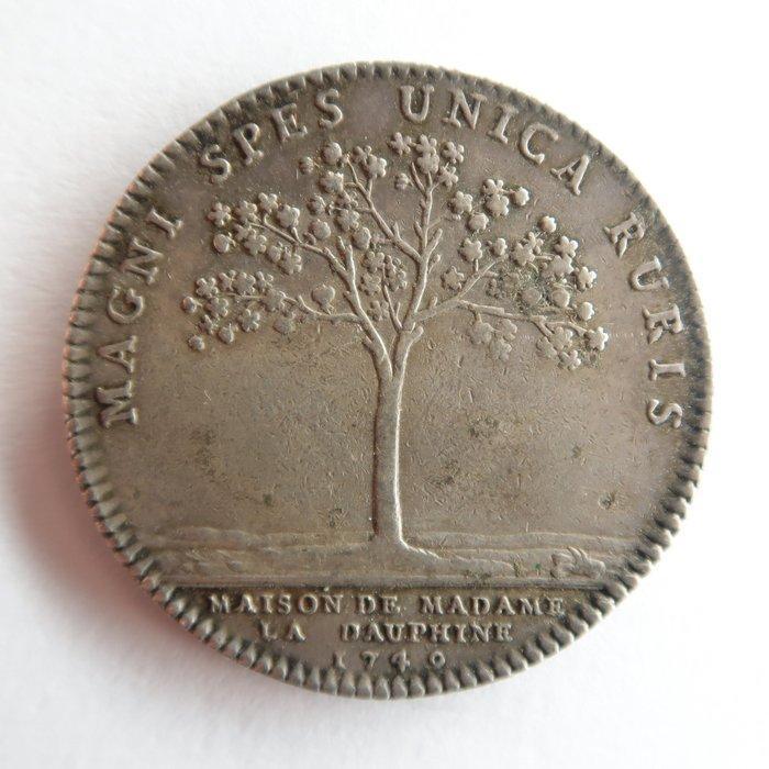 Frankrijk. Louis XV - Maison de la Dauphine Marie-Josèphe -, Postzegels en Munten, Munten en Bankbiljetten | Toebehoren