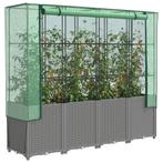 vidaXL Plantenbak verhoogd met kashoes 160x40x153 cm, Tuin en Terras, Verzenden, Nieuw