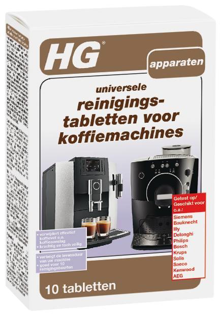 HG universele reinigingstabletten voor koffiemachines, Electroménager, Accessoires de machine à café, Envoi