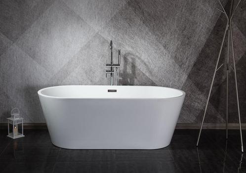 SALE - SALE - Teika 180 - Glans wit - Vrijstaand bad  -, Doe-het-zelf en Bouw, Sanitair, Nieuw, Ophalen of Verzenden