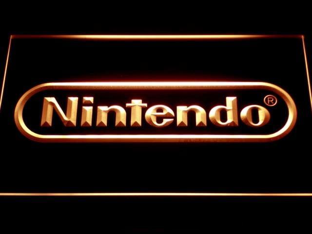 Nintendo game neon bord lamp LED verlichting reclame lichtba, Huis en Inrichting, Lampen | Overige, Nieuw, Verzenden
