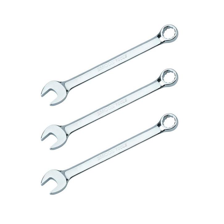 Smoos Ring-steeksleutel 1 met Engelse maatvoering - 3 stuks, Bricolage & Construction, Outillage | Outillage à main, Enlèvement ou Envoi