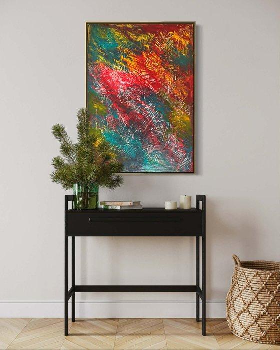 Anna Majkutewicz - Deep color force, Antiquités & Art, Art | Peinture | Moderne