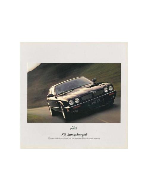 1997 JAGUAR XJR SUPERCHARGED BROCHURE NEDERLANDS, Livres, Autos | Brochures & Magazines, Enlèvement ou Envoi