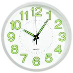 vidaXL Horloge murale lumineuse Blanc 30 cm, Maison & Meubles, Accessoires pour la Maison | Horloges, Neuf, Verzenden