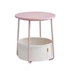 Ronde Salontafel Pastelroze | Retour Deal | Woonkamer Upg..., Huis en Inrichting, Tafels | Salontafels, Overige materialen, Minder dan 50 cm