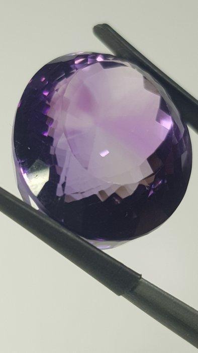 1 pcs Violet Améthyste - 60.18 ct - Antwerp Laboratory for, Handtassen en Accessoires, Edelstenen