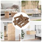 vidaXL Houten deuvels 18000 pcs Bruin Massief hout, Verzenden