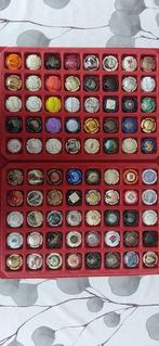 Collection de capsules de champagne