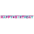 Happy Birthday Letterslinger 3m, Verzenden, Nieuw