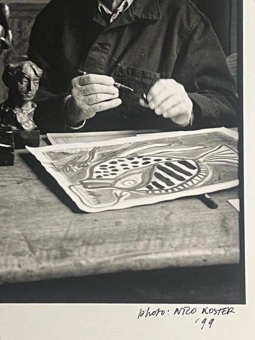 Nico Koster (1940) - Le peintre Cobra Guillaume Corneille, Antiquités & Art, Art | Objets design