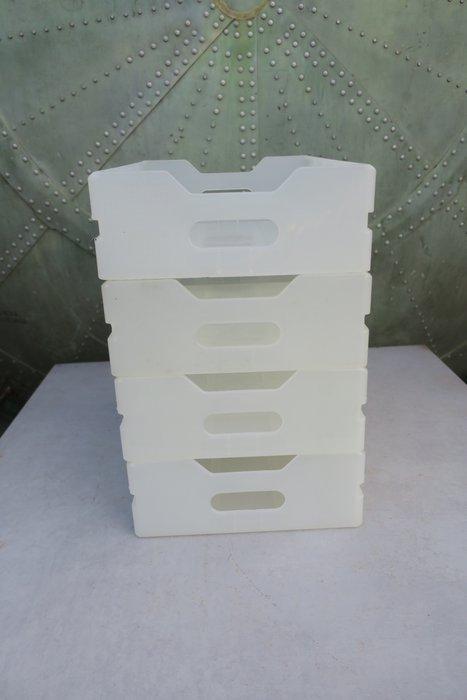 Conteneur - Plastique - Quatre tiroirs pour le chariot, Antiquités & Art, Antiquités | Assiettes décoratives & Carrelages