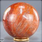 Natuurlijke agaatkogel uit Indonesië – Zeer zeldzame rode