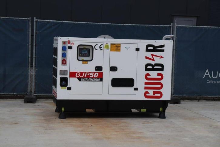 Veiling: Generator Gucbir GJP50 Diesel 50kVA 2025 Nieuw, Zakelijke goederen, Machines en Bouw | Aggregaten, Ophalen