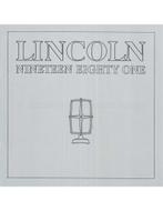 1981 LINCOLN TOWN CAR BROCHURE ENGELS (USA), Nieuw