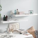 vidaXL Wandschappen zwevend 2 st 80x23,5x3,8 cm MDF, Huis en Inrichting, Kasten | Wandmeubels, Verzenden, Nieuw