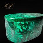 Boîte en malachite naturelle du Congo de la plus haute, Collections