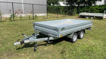 Humbaur HUK 303317 3ton achterwaartse kipper - aanhangwagen