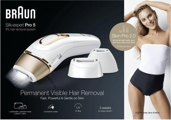 SHOWMODEL Braun IPL Ontharingsapparaat Silk-expert Pro 5..., Handtassen en Accessoires, Uiterlijk | Haarverzorging, Nieuw, Verzenden