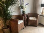 Fauteuil (2) - Hout, Rattan - Birma rotan