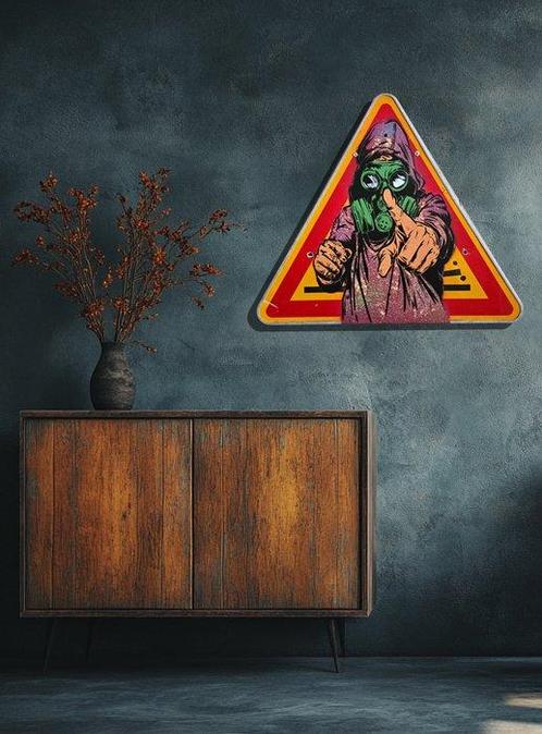 Jinks Kunst (1976) - RUSH (XL RoadSign), Antiek en Kunst, Kunst | Schilderijen | Modern