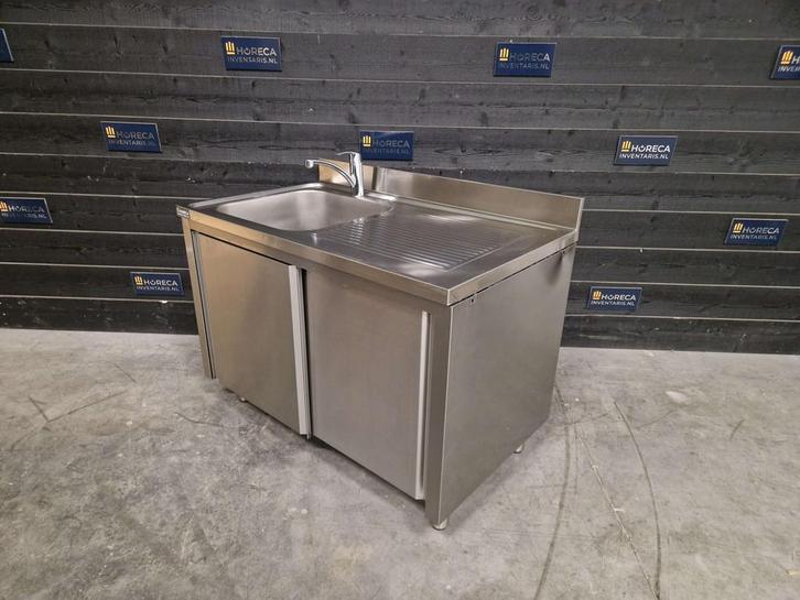 Wastafel | RVS | 120cm, Articles professionnels, Horeca | Mobilier & Aménagement