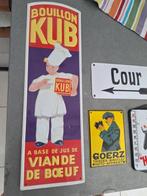 KUB, COUR, GOERZ en HUNTER - Enseigne en émail (4) - COUR en